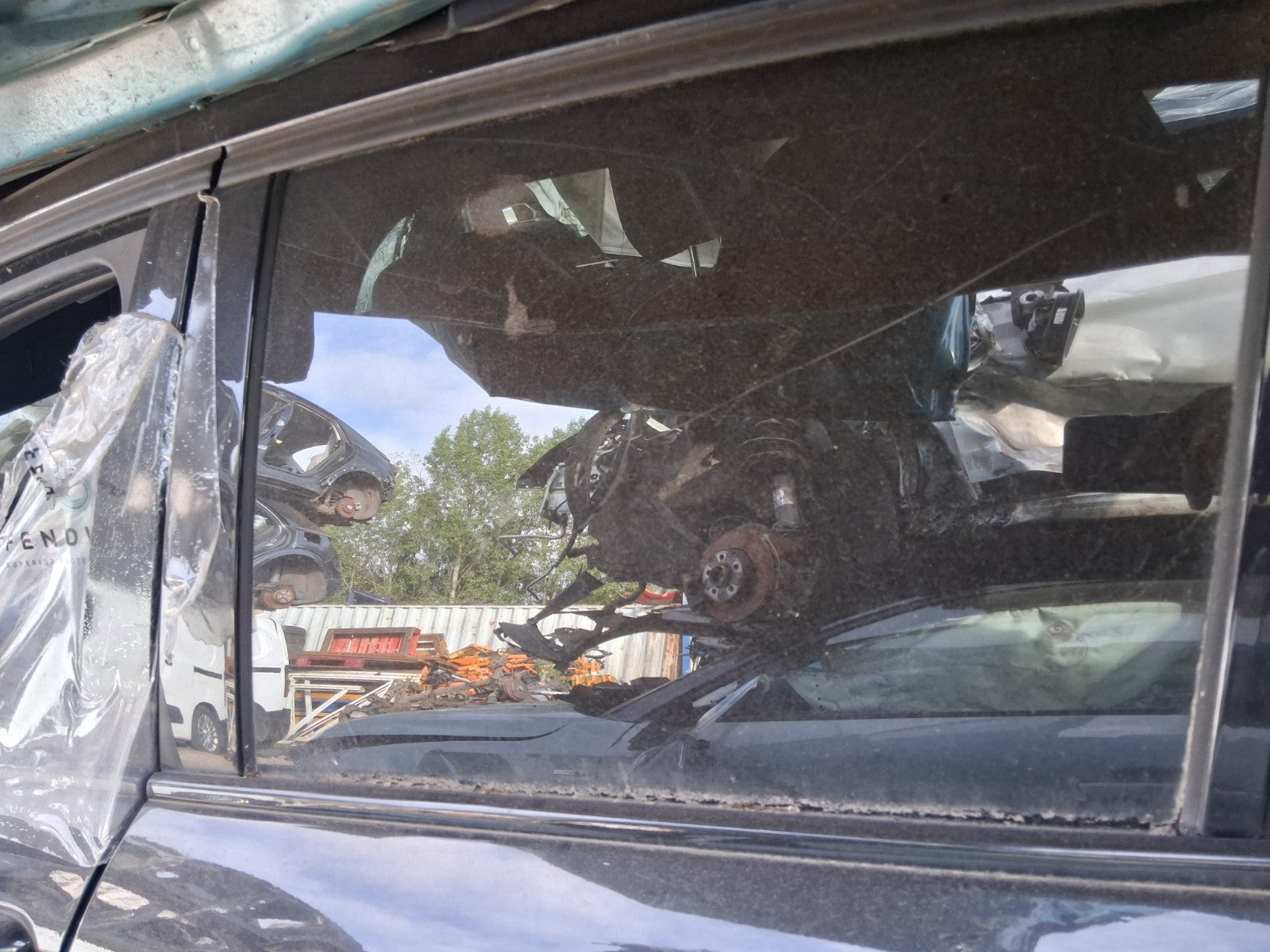 2019 BMW 1 SERIES F20 NSR PASSENGER REAR DOOR MAIN GLASS
