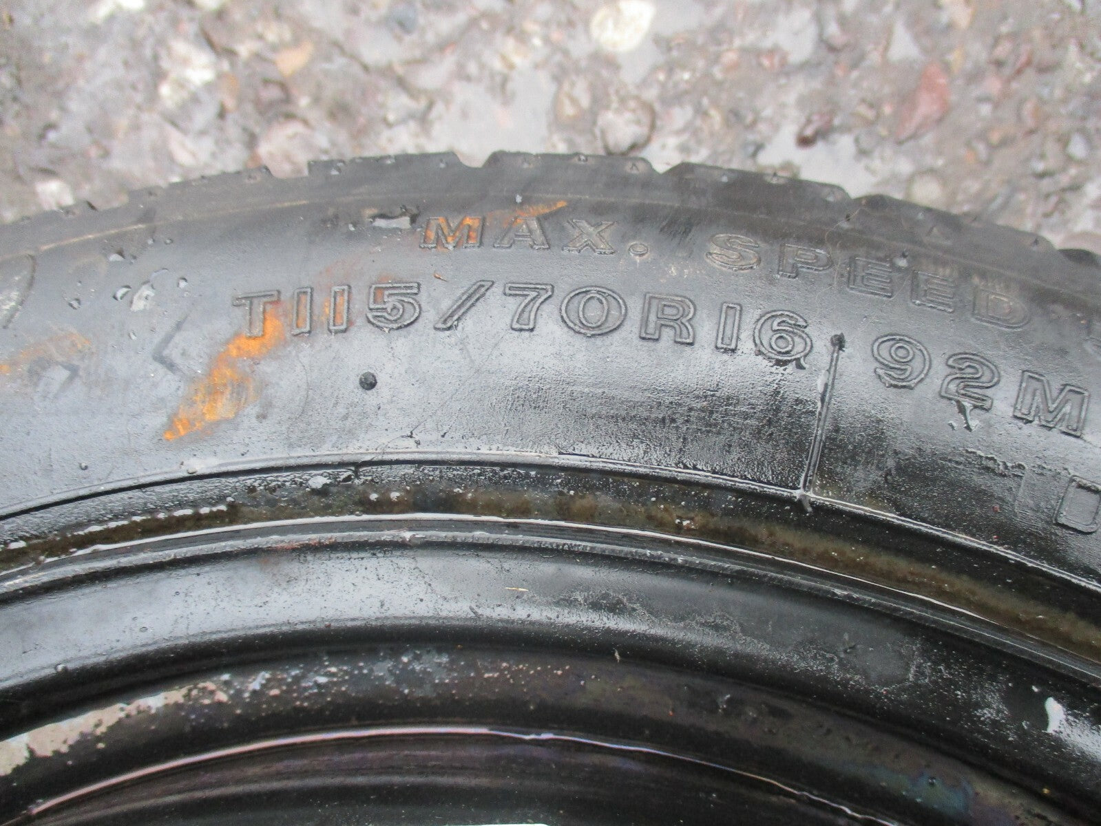 VAUXHALL ASTRA FIRESTONE 5 STUD 16 INCH SPACE SAVER WHEEL 115/70 R16 2160115
