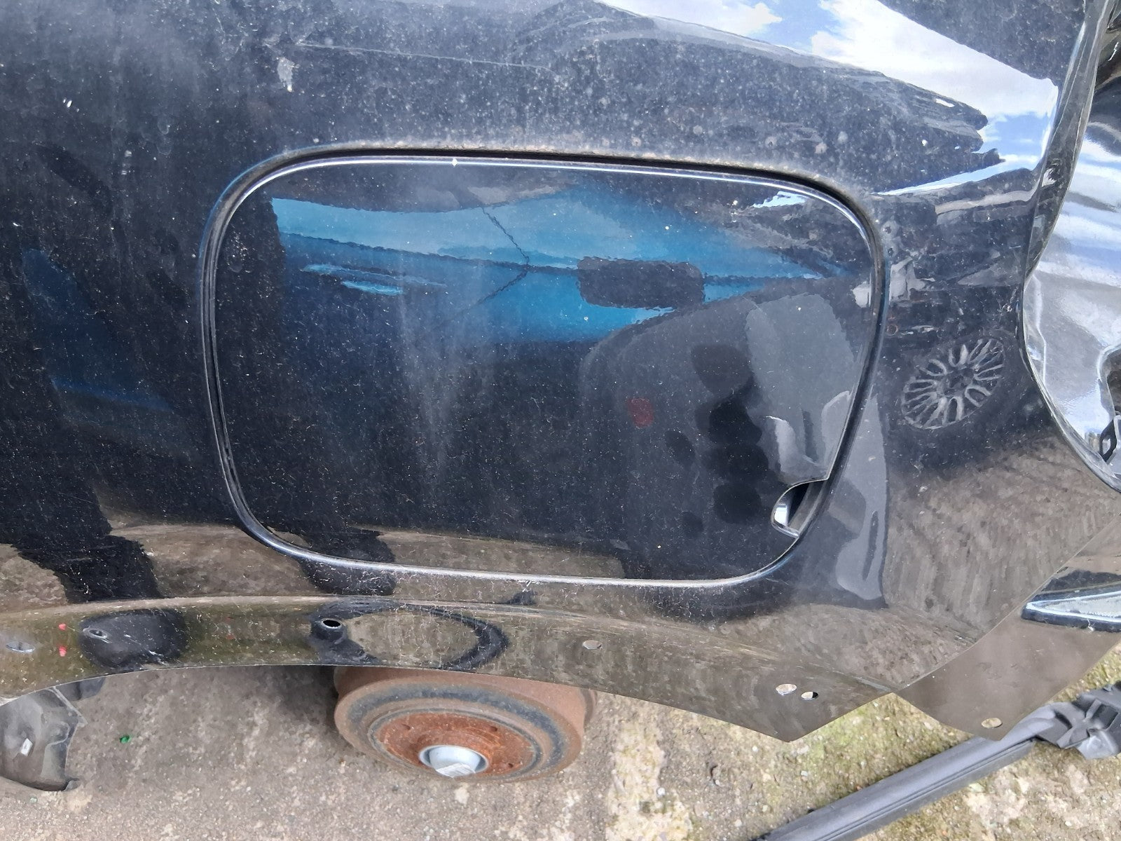 2021 CITROEN C3 MK3 FUEL FLAP LID COVER BLACK