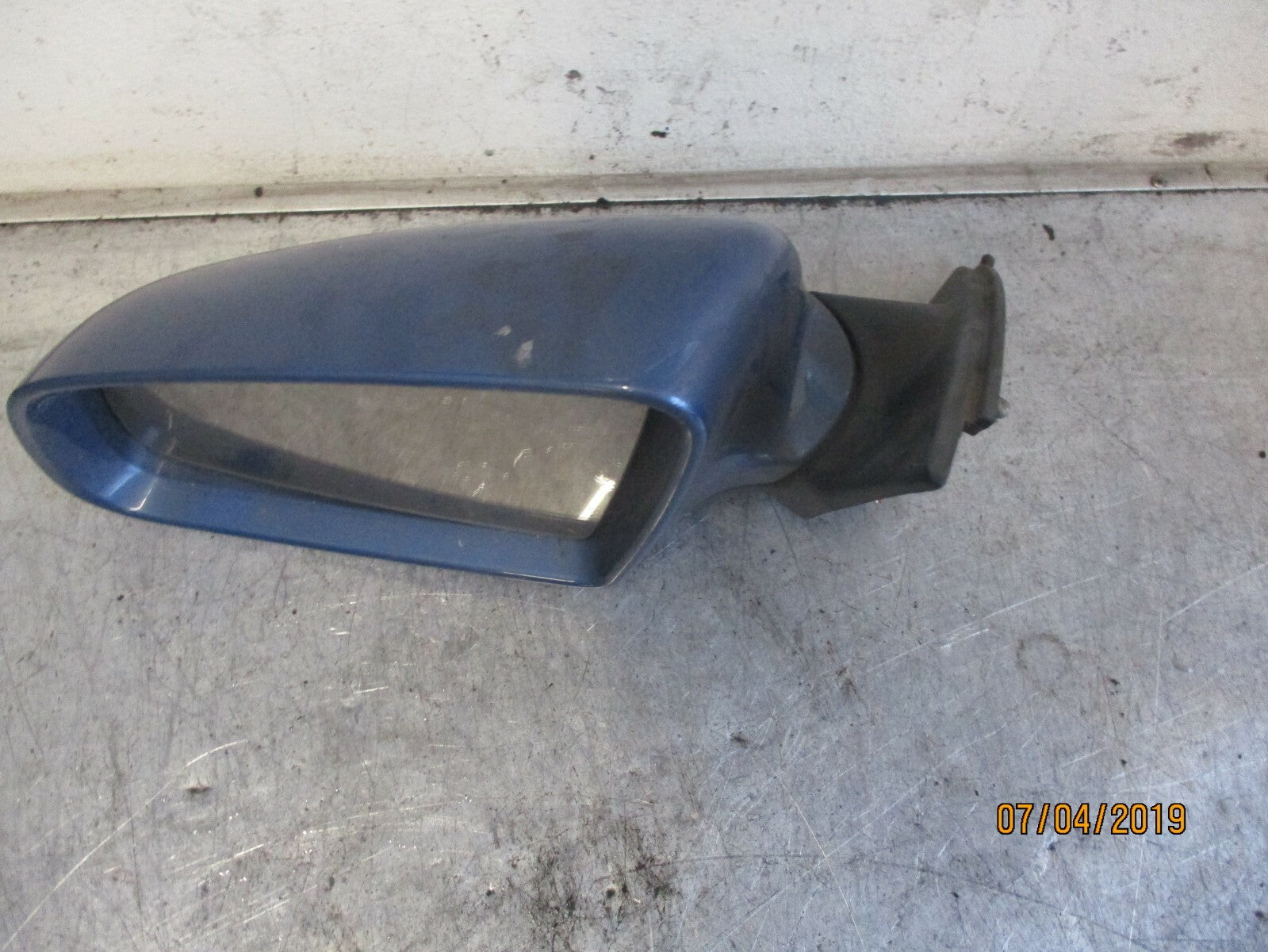 HYUNDAI MATIX 2005 NS PASSENGER SIDE WING MIRROR ELECTRIC BLUE