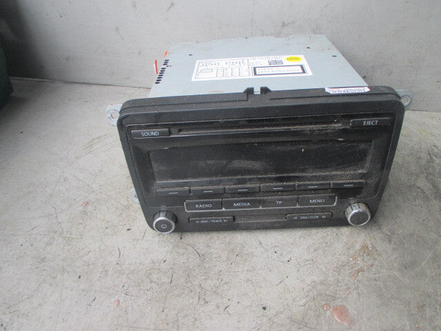 VW GOLF MK6 RADIO STEREO CD PLAYER HEAD UNIT 1K0035186AQ