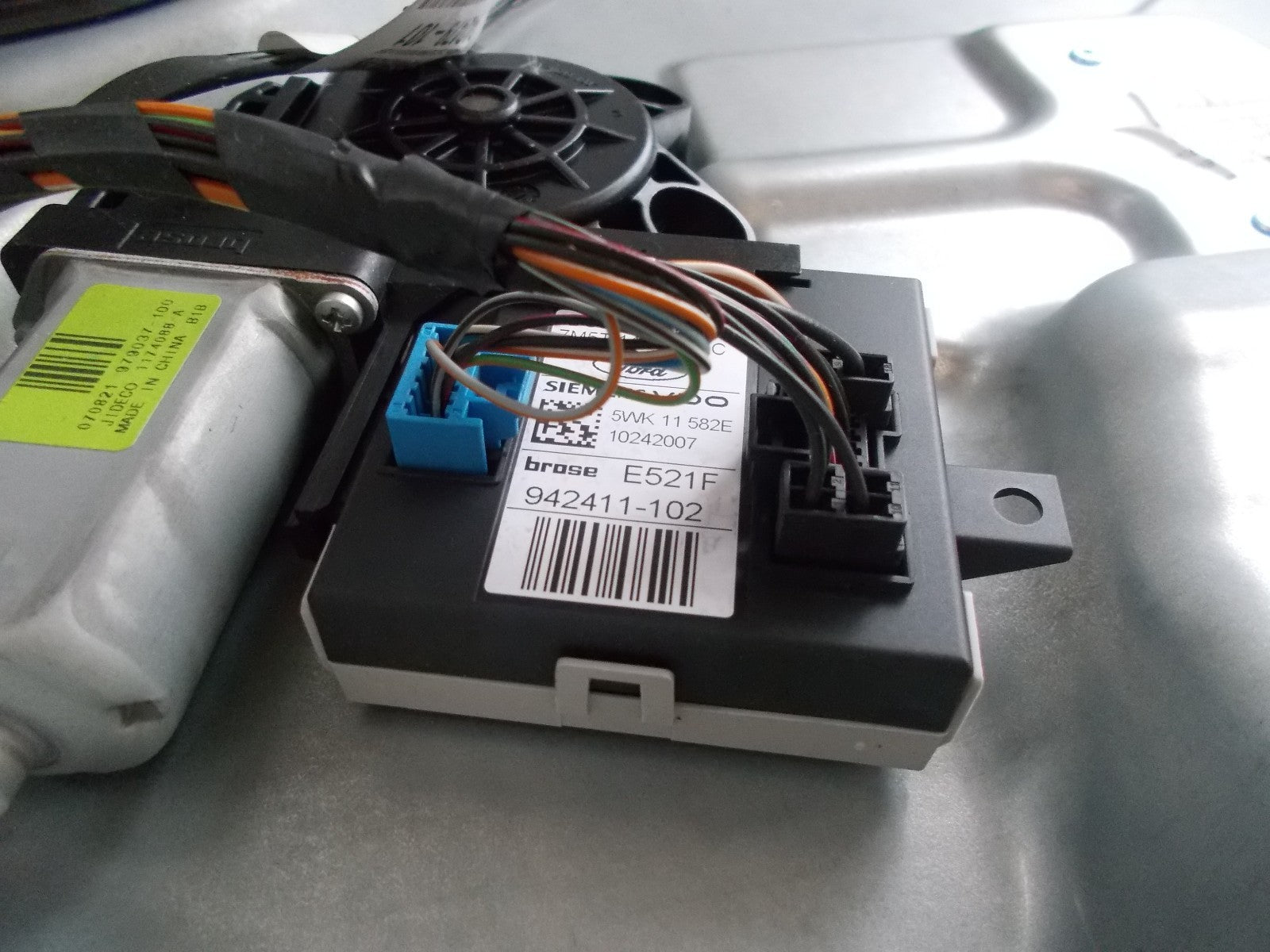 FORD C-MAX FRONT NS/ PASSENGER SIDE WINDOW MOTOR REGULATOR MECH. 7M51R045H17A