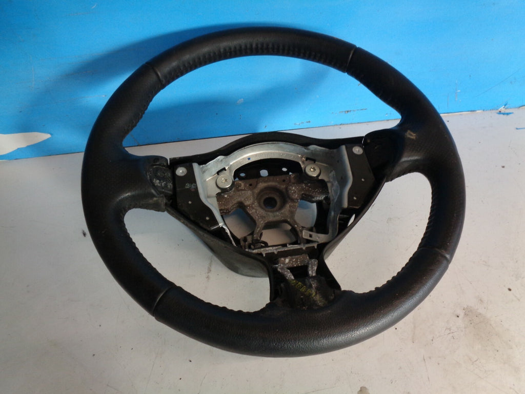 NISSAN JUKE MK1 F15 2015 STEERING WHEEL BLACK LEATHER 484301KE1A