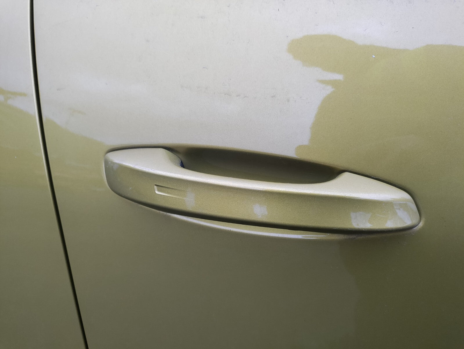 2023 VAUXHALL ASTRA L MK8 OSF DRIVER SIDE FRONT DOOR HANDLE AMBER YELLOW ERV