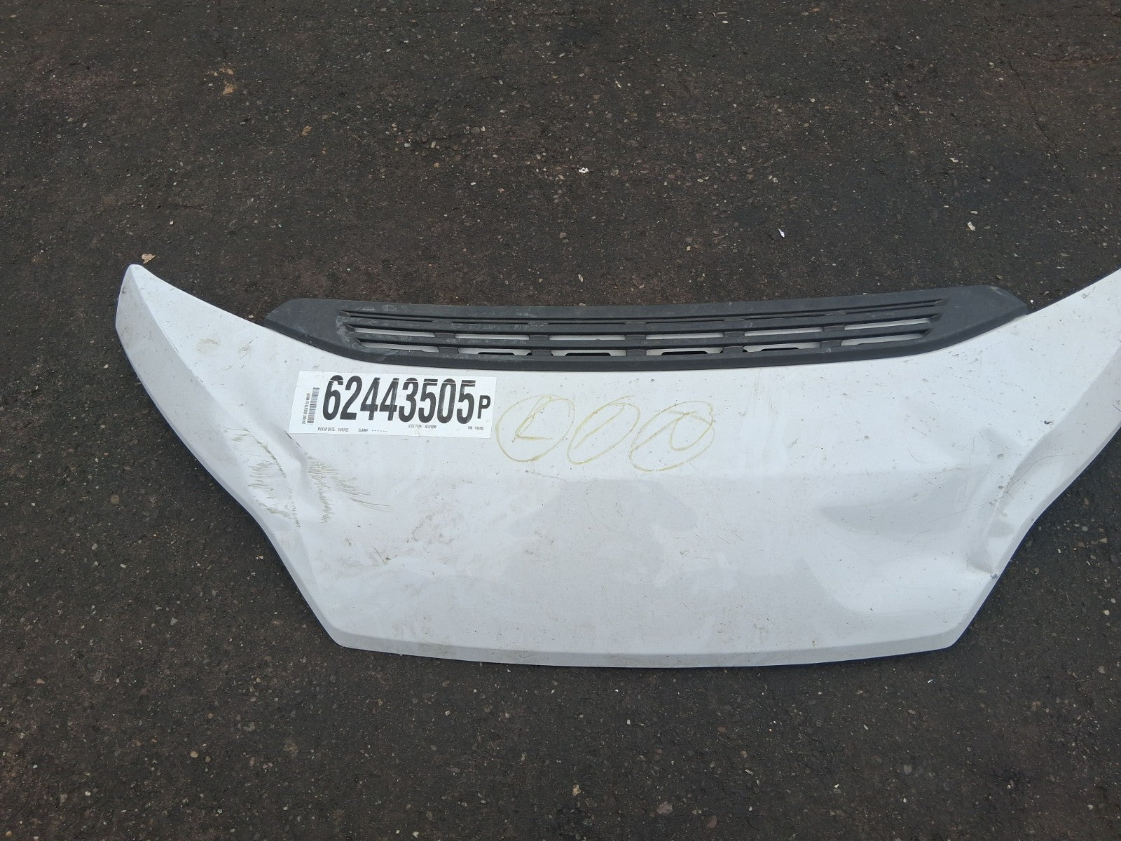 2024 FIAT DUCATO MK3 FRONT BONNET HOOD PANEL WHITE DAMAGED