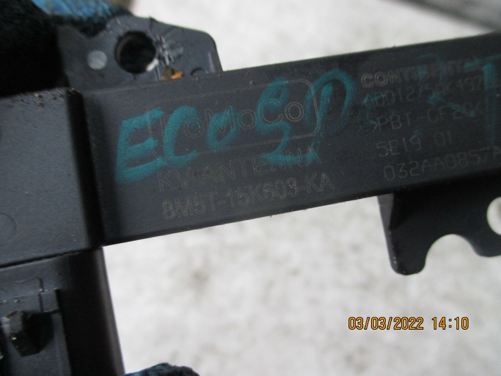 FORD ECOSPORT 2016 KEYLESS ENTRY ANTENNA AERIAL MODULE 8M5T15K603KA