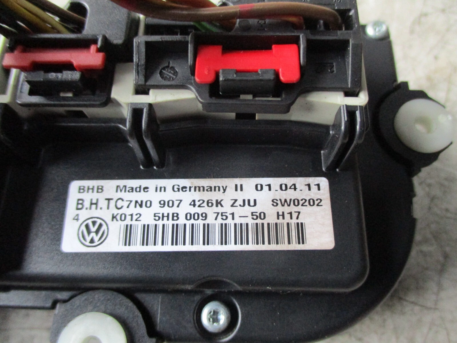 VW VOLKSWAGEN GOLF MK6 2010 HEATER AC CLIMATE CONTROL SWITCH