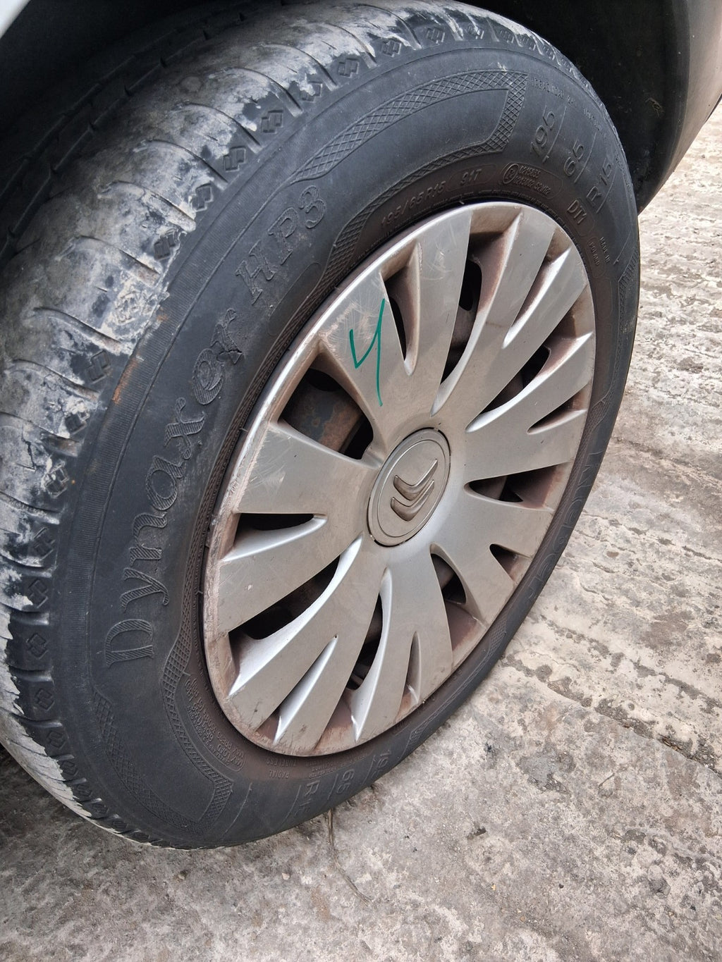 2017 CITROEN BERLINGO MK2 15 INCH STEEL WHEEL WITH TYRE 195/65R15