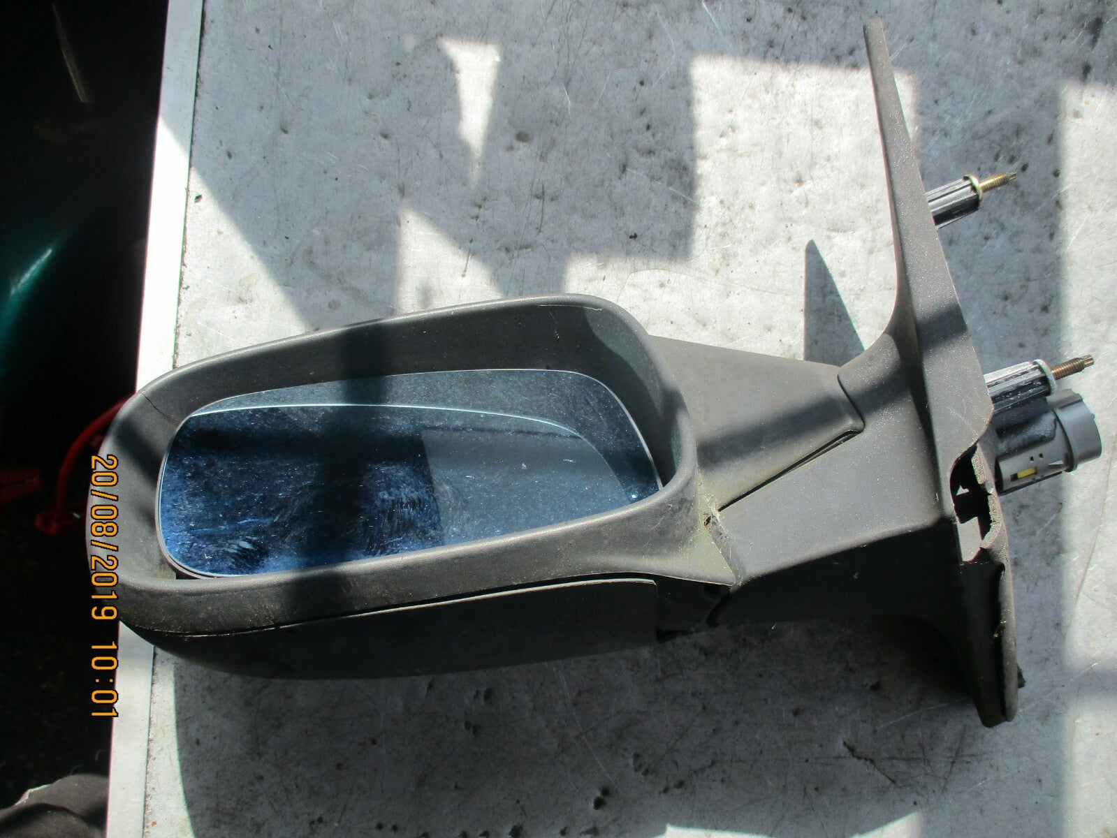 RENAULT LAGUNA MK2 NS PASSENGER SIDE ELECTRIC DOOR WING MIRROR SILVER