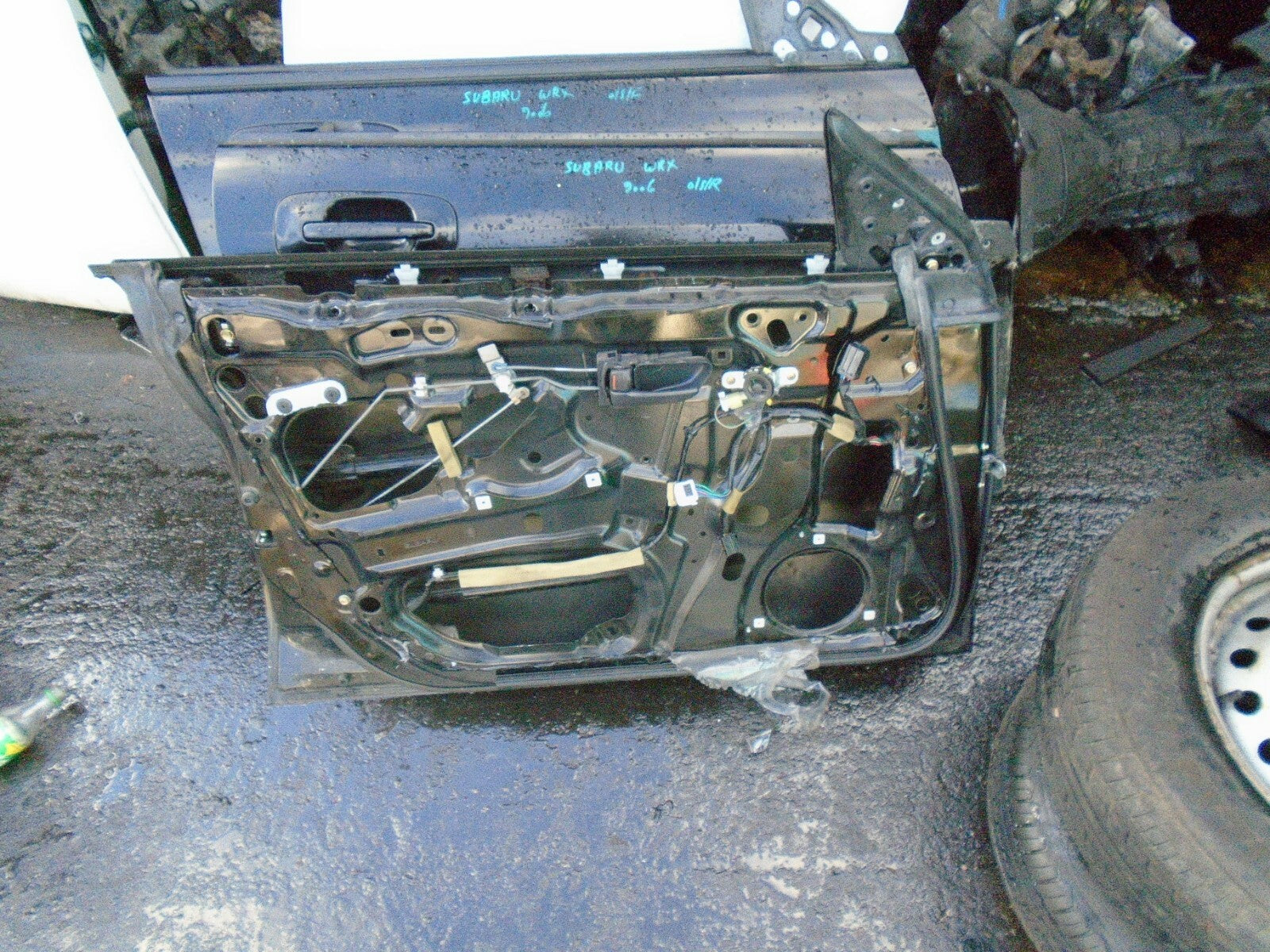 SUBARU IMPREZA 2006 MK2 NSF FRONT PASSENGER SIDE COMPLETE DOOR