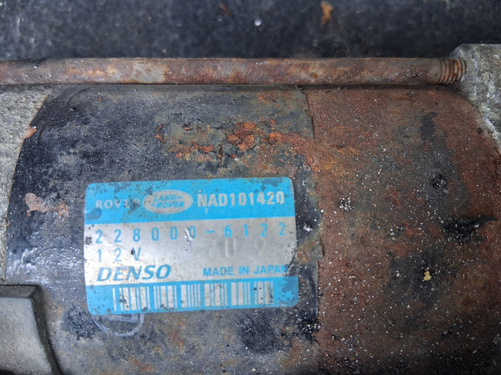 LAND ROVER FREELANDER 2003 1.8 PETROL STARTER MOTOR 2280006122