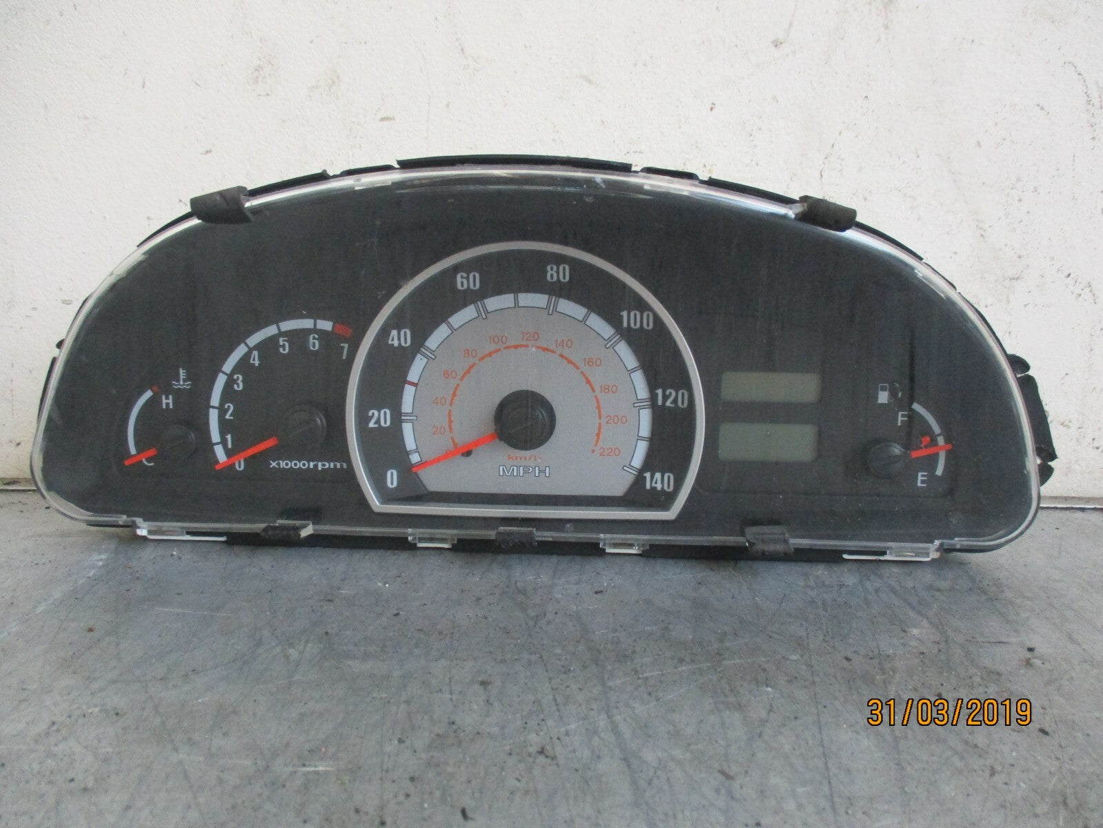 HYUNDAI MATIX 1.5 CRDI 2005 DIESEL CLOCKS SPEEDO INSTRUMENT CLUSTER 9400117210