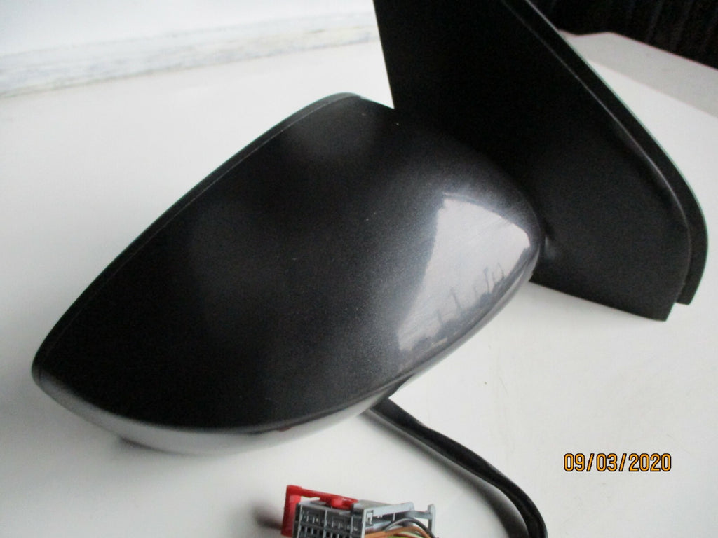 FIAT STILO 2005 OS DRIVER SIDE ELECTRIC DOOR WING MIRROR ASSEMBLY BLACK