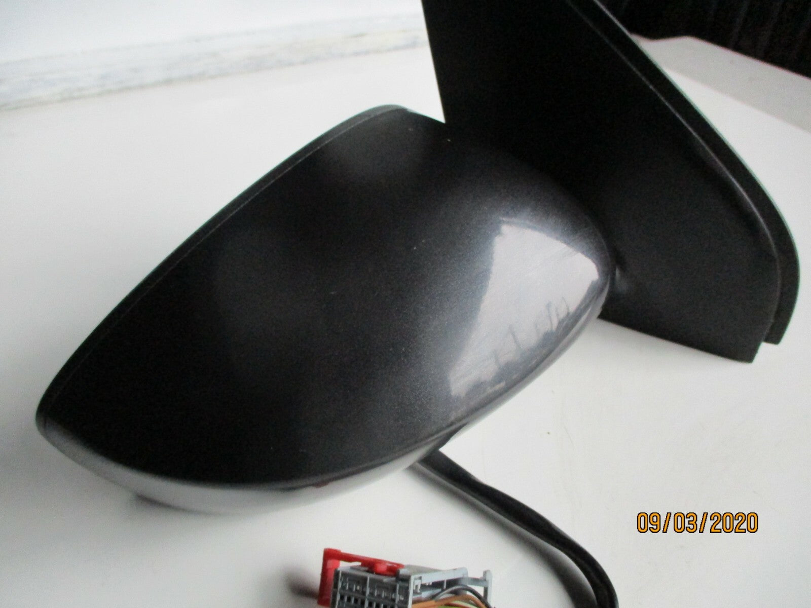 FIAT STILO 2005 OS DRIVER SIDE ELECTRIC DOOR WING MIRROR ASSEMBLY BLACK