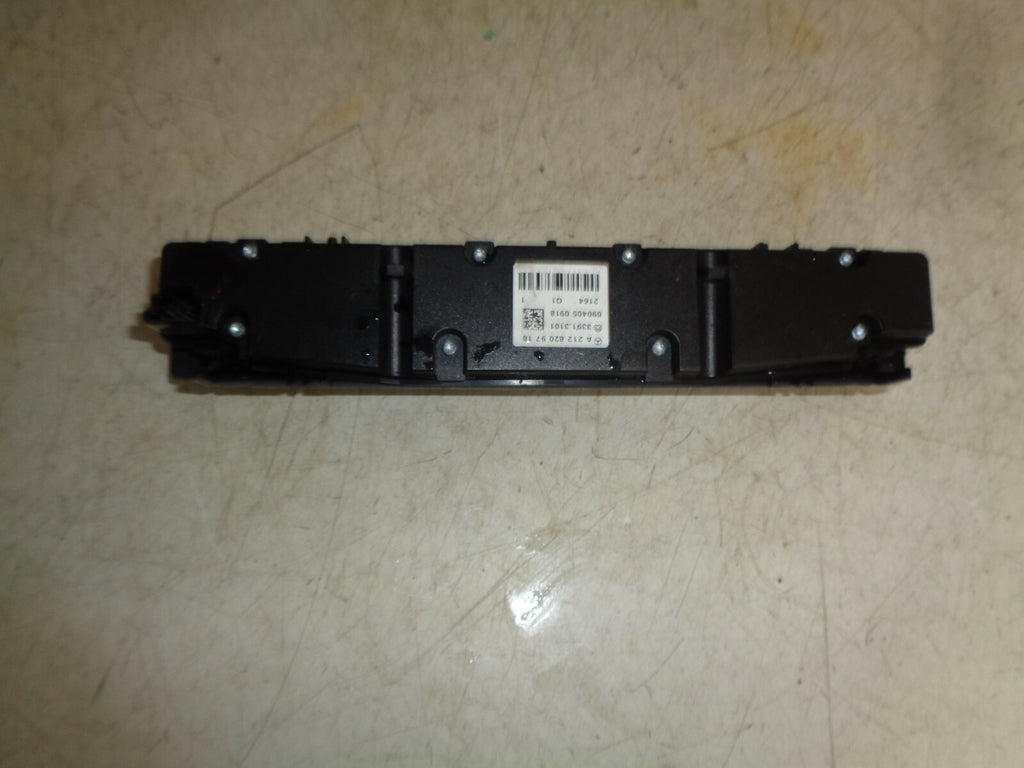 MERCEDES BENZ E CLASS W212 PDC HEATED SEATS CONTROLS PANEL SWITCH A2128209710