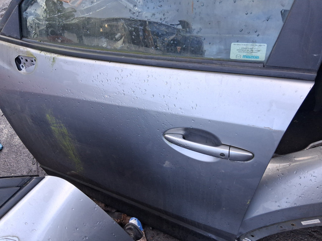 2013 MAZDA CX 5 MK1 NSF PASSENGER SIDE FRONT LEFT BARE DOOR LIQUID SILVER P38