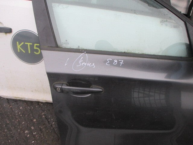 2007 BMW 1 SERIES E87 OSF DRIVER SIDE FRONT BARE DOOR GREY