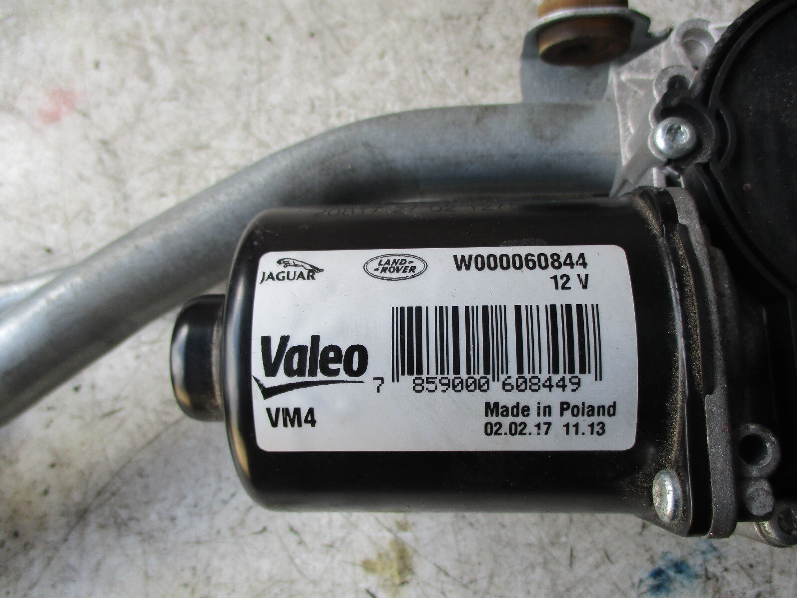 JAGUAR XE 2017 FRONT WIPER MOTOR & LINKAGE GX7317500BC