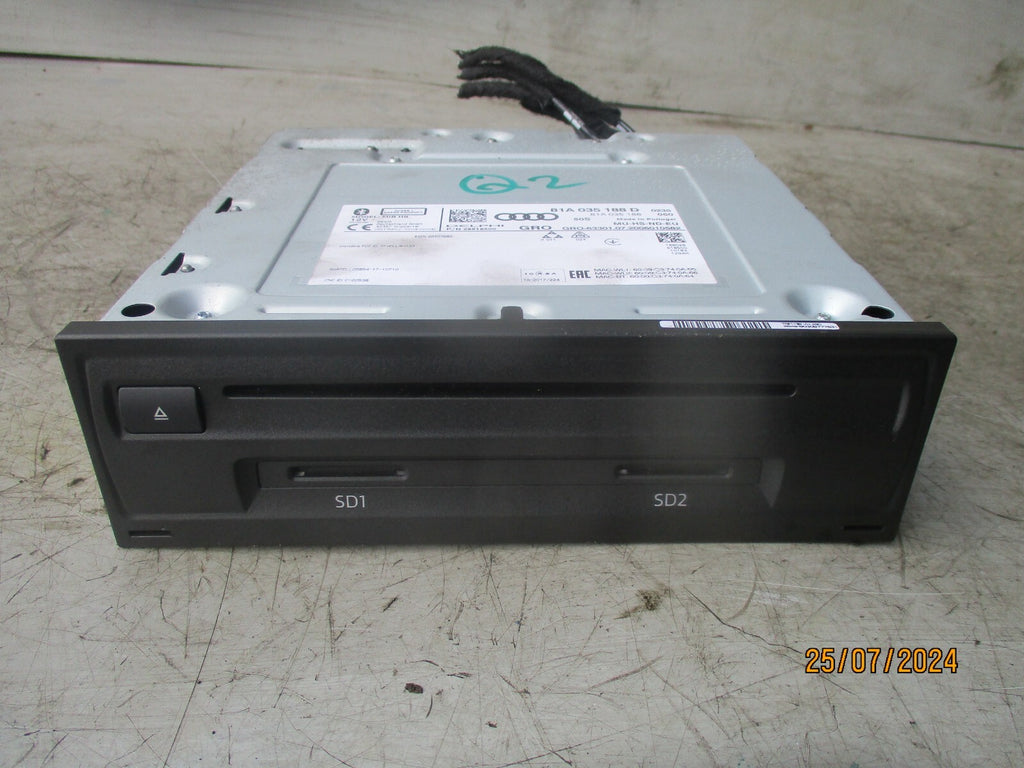 AUDI Q2 MK1 2020 MMI RADIO STEREO CD PLAYER SAT NAV HEAD UNIT 81A035188D