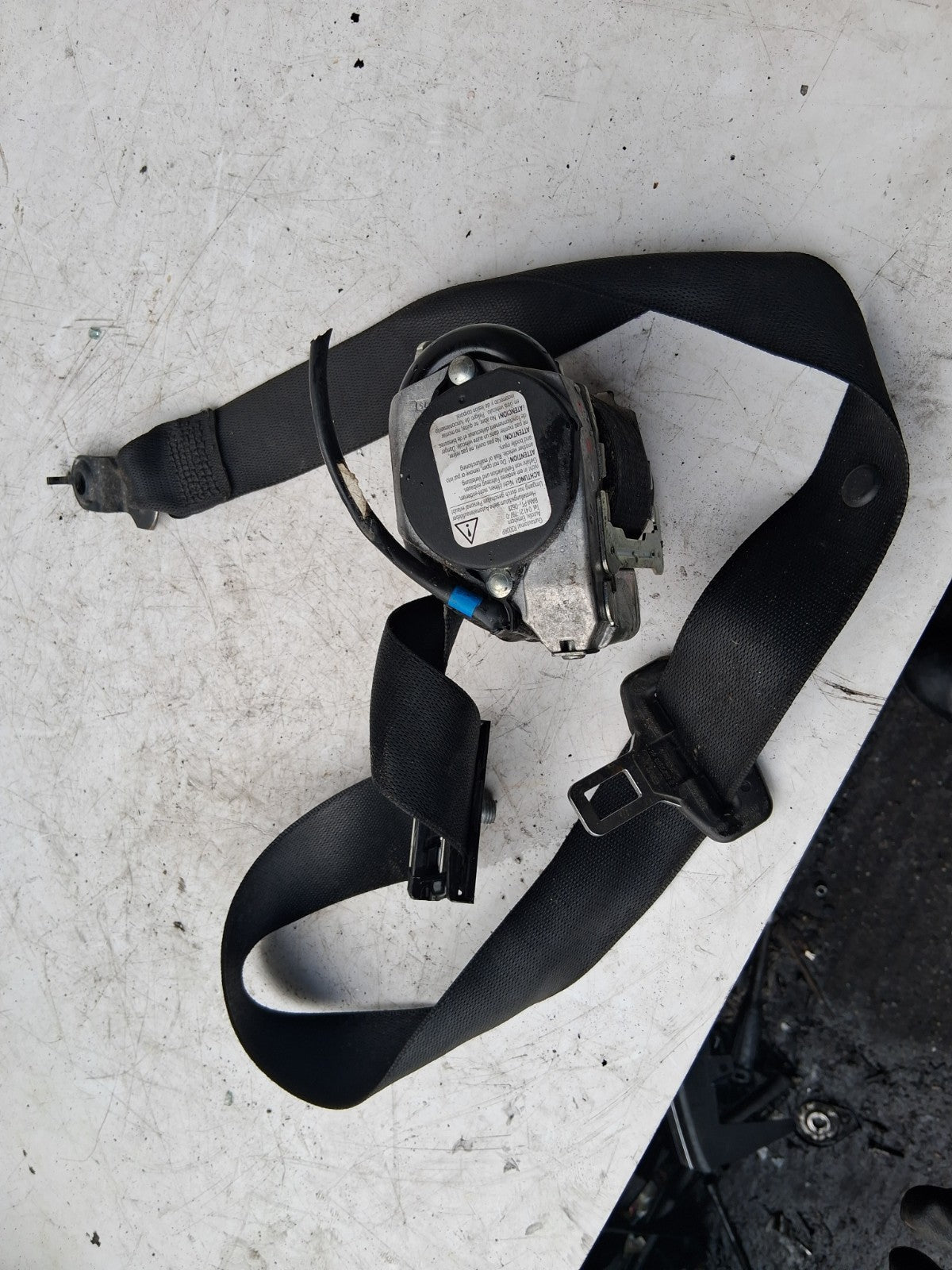 2015 VW VOLKSWAGEN CRAFTER OSF DRIVER SIDE FRONT RIGHT SEAT BELT 601384100