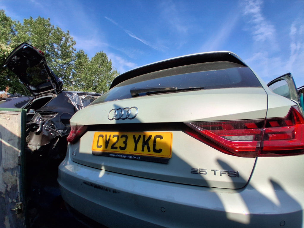 2023 AUDI A1 SPORT MK2 REAR BARE TAILGATE BOOTLID DEW SILVER METALLIC LX7E X7E