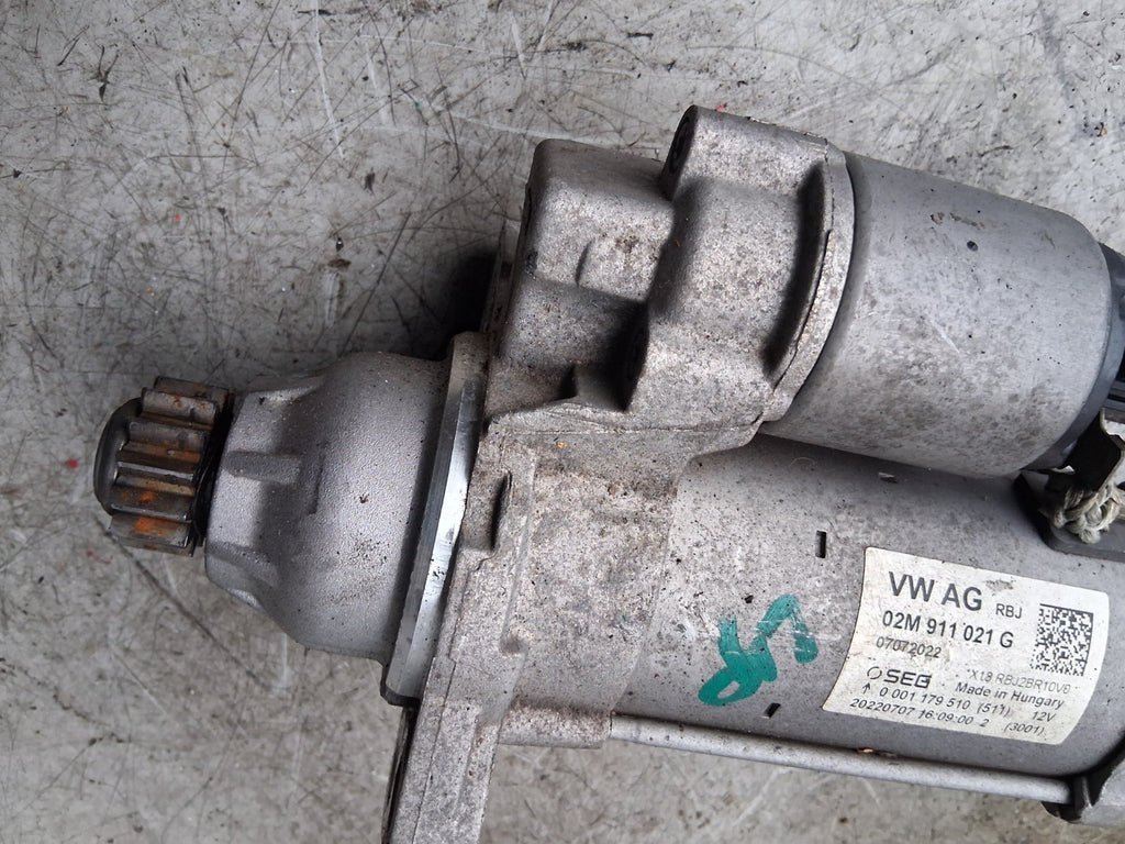 2021 VOLKSWAGEN UP CITIGO 1.0 PETROL STARTER MOTOR 02M911021G