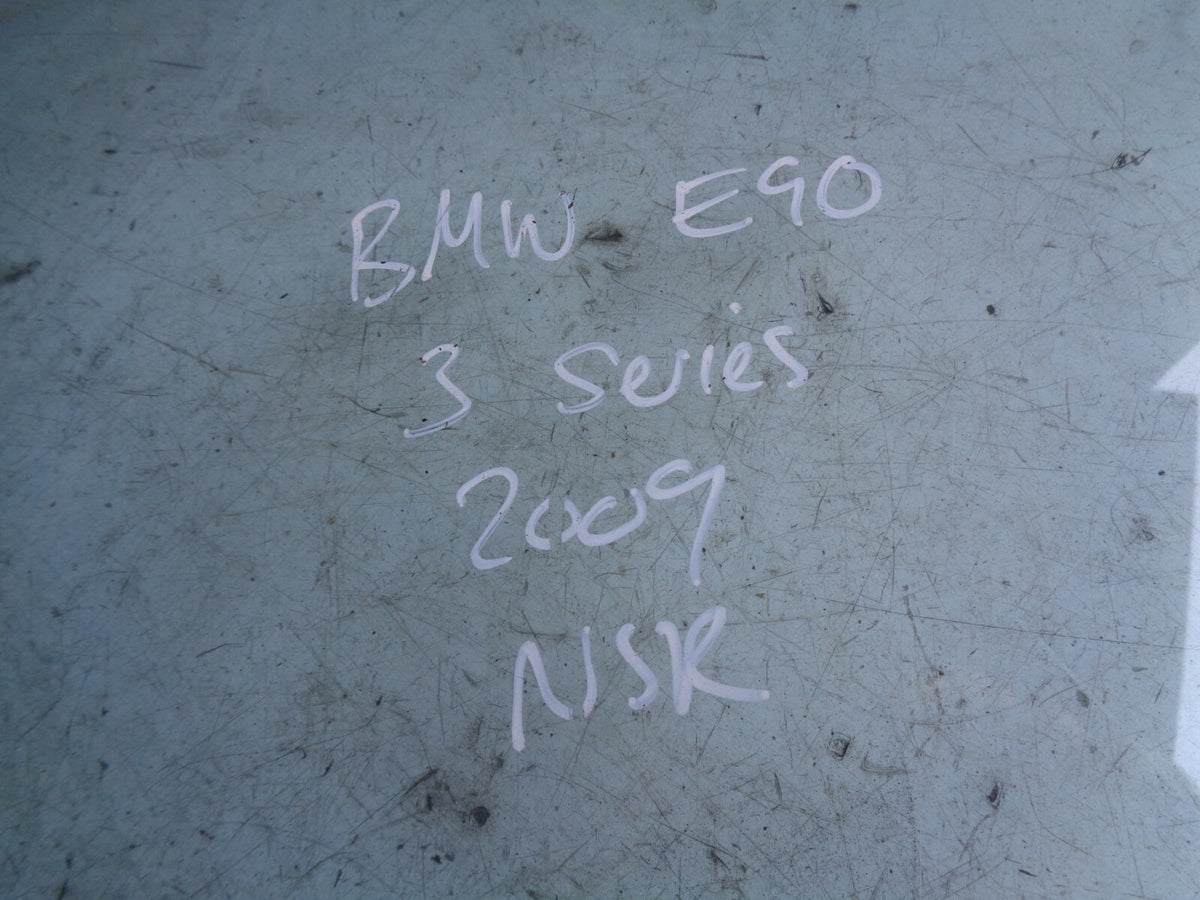 BMW E90 2009 320D NSR PASSENGER SIDE REAR DOOR WINDOW GLASS
