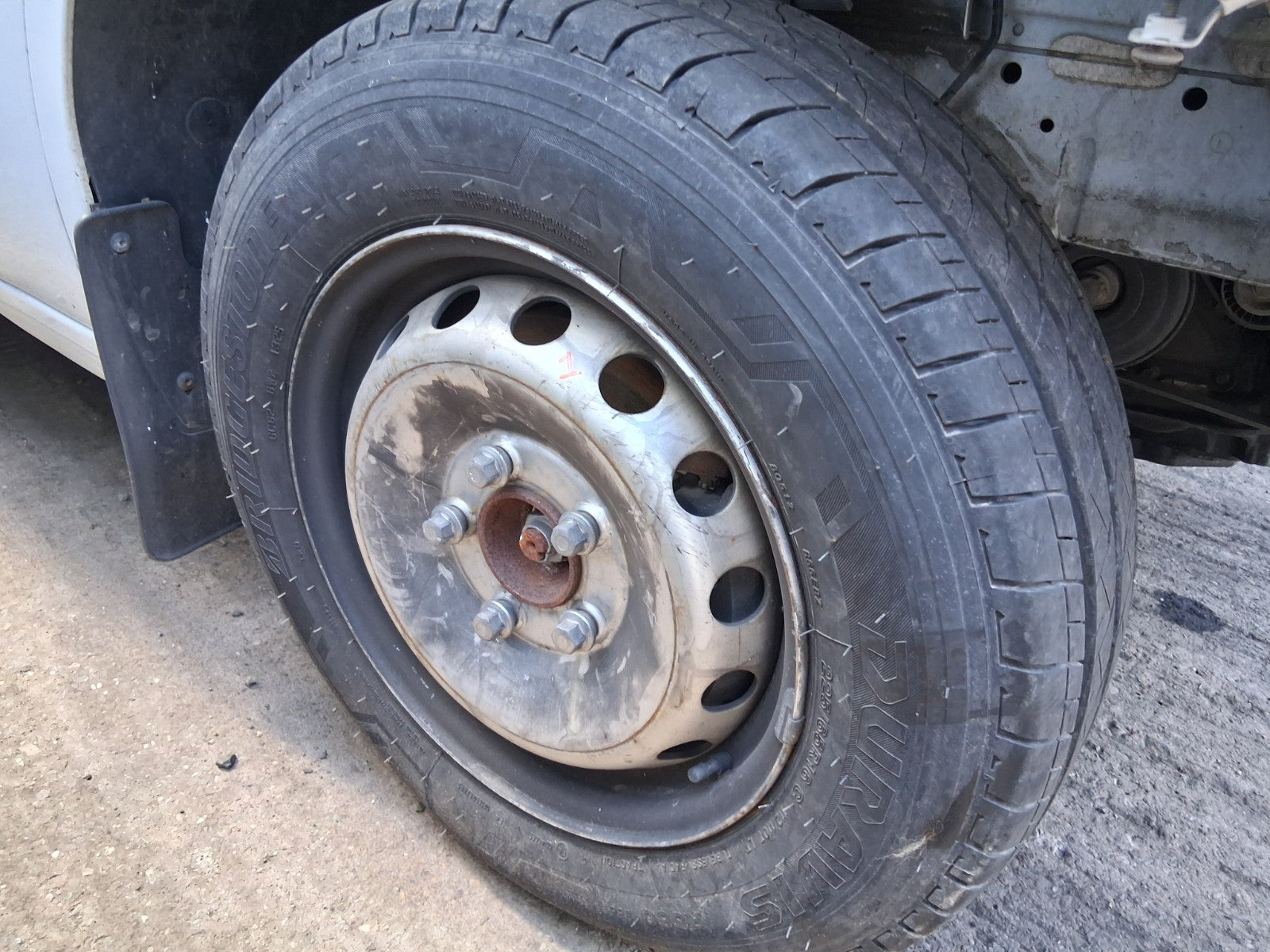 2024 RENAULT MASTER MK3 16 INCH STEEL WHEEL WITH TYRE 225/65R16 REF 1