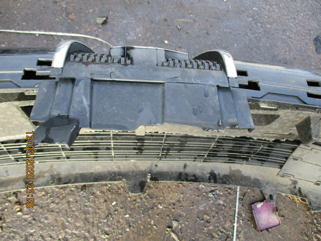 PEUGEOT 607 2004 COMPLETE FRONT PLASTIC BUMPER IN BLACK