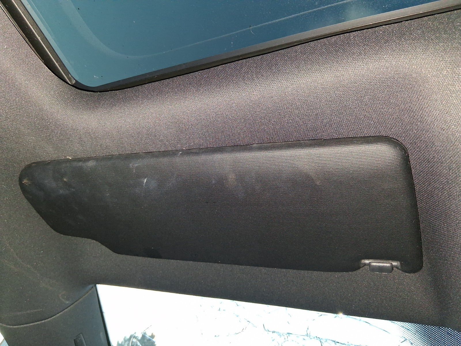 2014 VW VOLKSWAGEN SCIROCCO MK3 NSF PASSENGER SIDE FRONT LEFT SUN VISOR SHADE