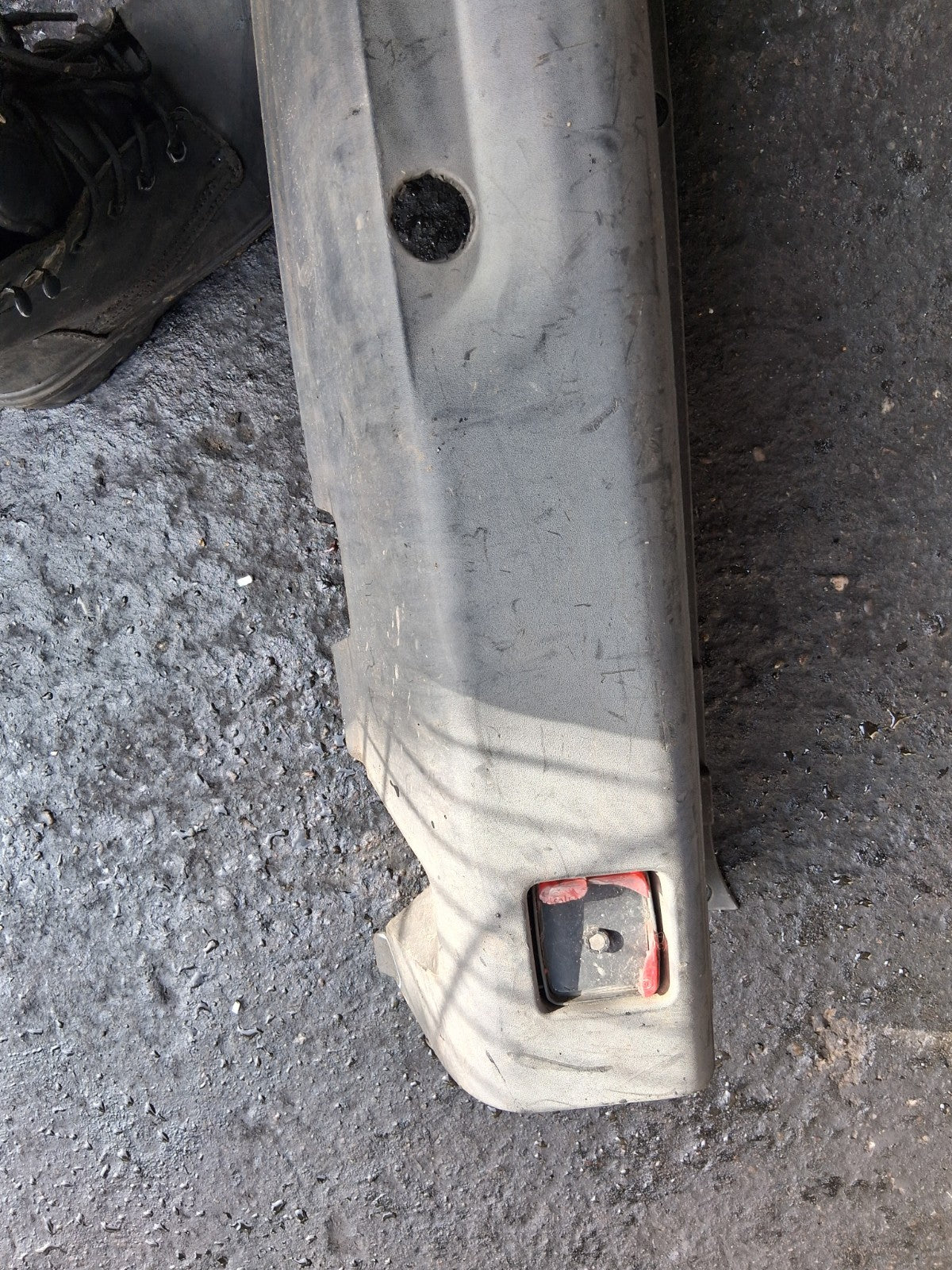 2010 FIAT DOBLO MK1 REAR BUMPER BLACK