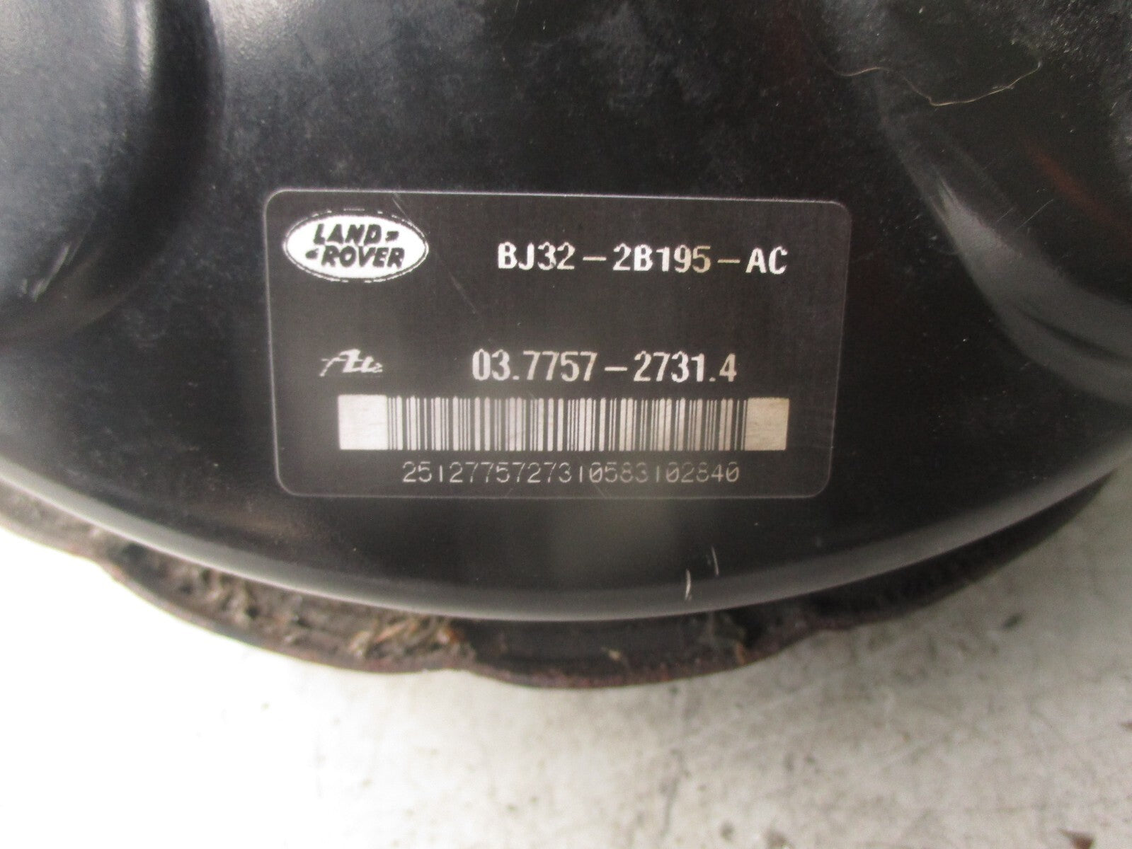 2015 LAND ROVER EVOQUE L538 2.2 DIESEL BRAKE SERVO BJ322B195AC