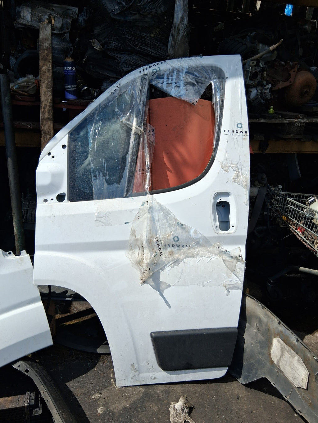 2024 FIAT DUCATO MK3 NSF PASSENGER SIDE FRONT BARE DOOR WHITE