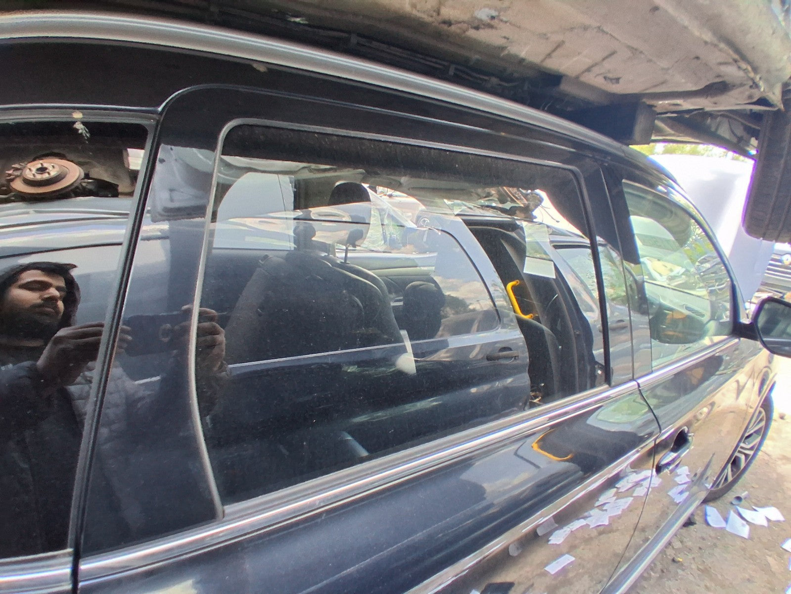 2018 MITSUBISHI OUTLANDER MK3 OSR DRIVER SIDE REAR WINDOW GLASS