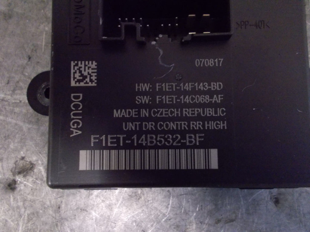 FORD FOCUS 2017 MK3 OS PASSENGER SIDE DOOR LOCKING MODULE F1ET14B532BF