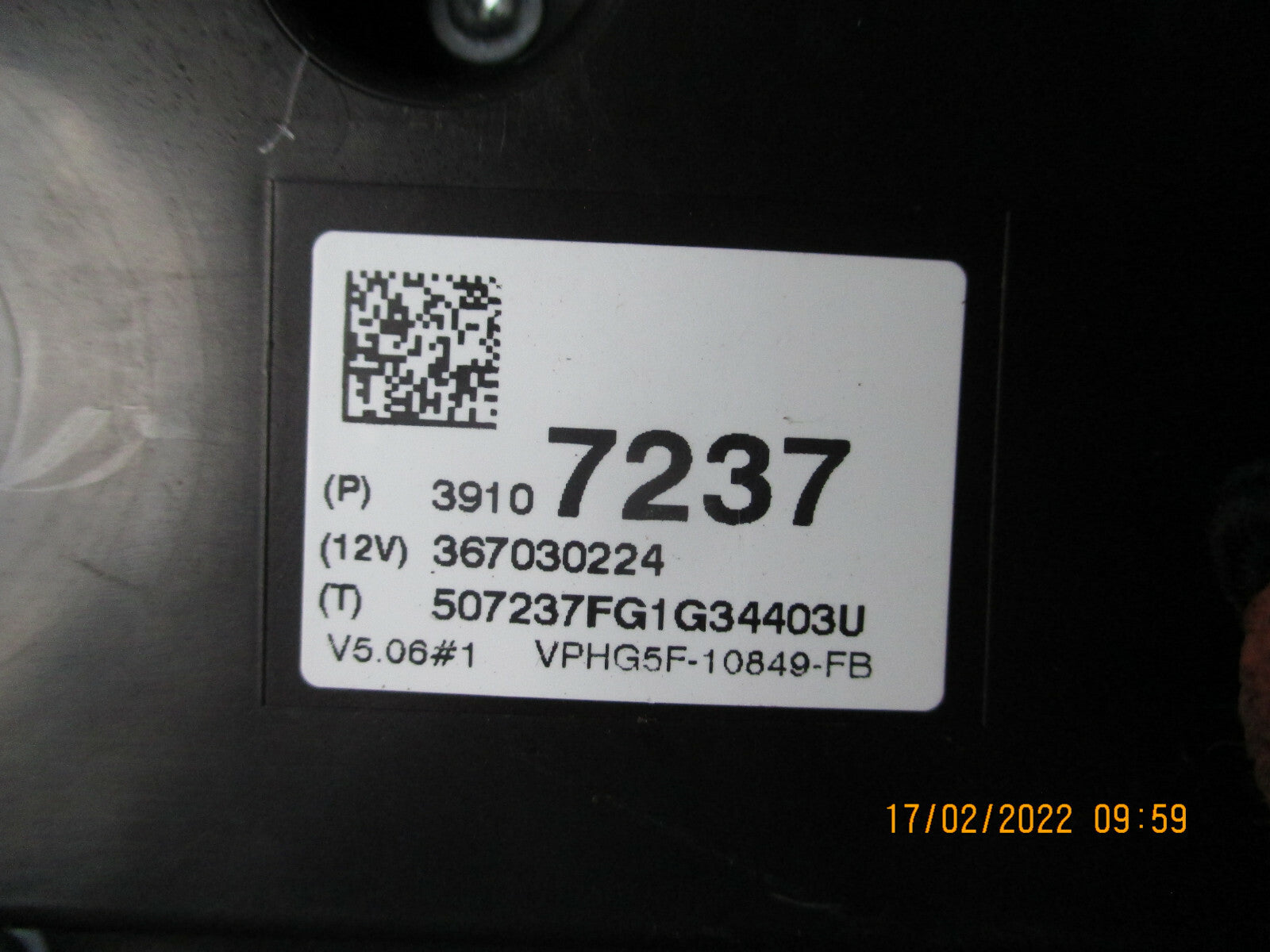 VAUXHALL CORSA E 2016 SPEEDO CLOCKS INSTRUMENT CLUSTER 39107237