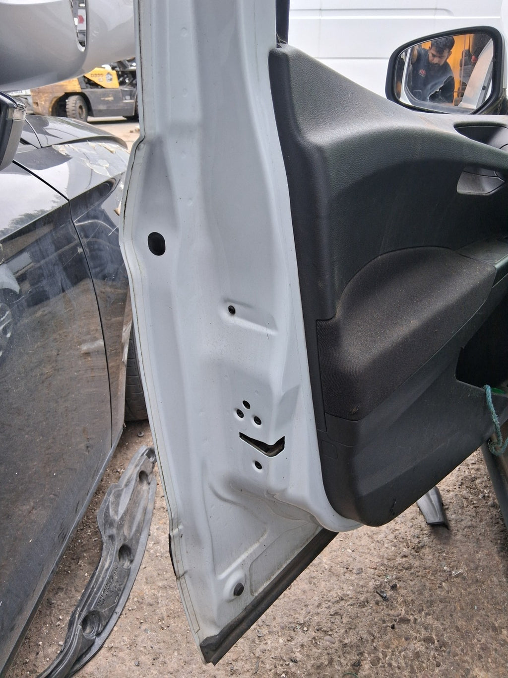2015 FORD TRANSIT COURIER MK1 NSF PASSENGER FRONT DOOR LOCK MECHANISM