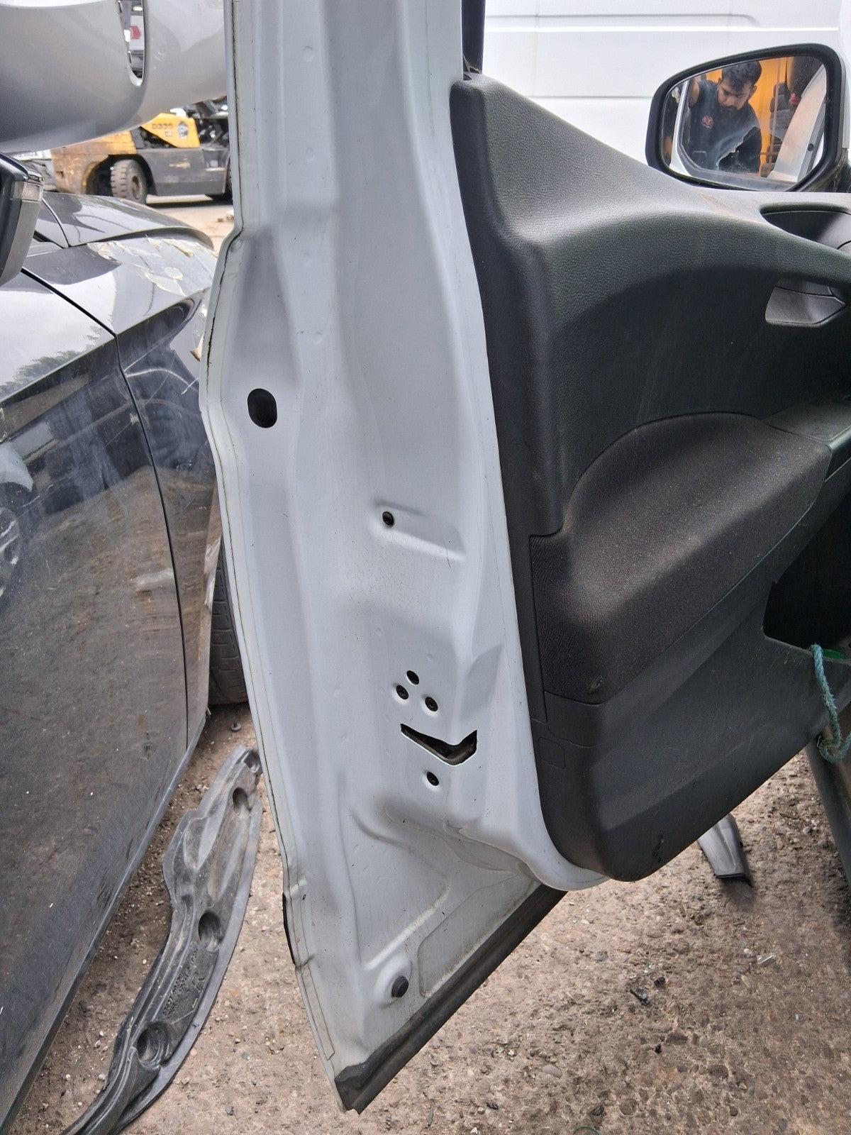 2015 FORD TRANSIT COURIER MK1 NSF PASSENGER FRONT DOOR LOCK MECHANISM
