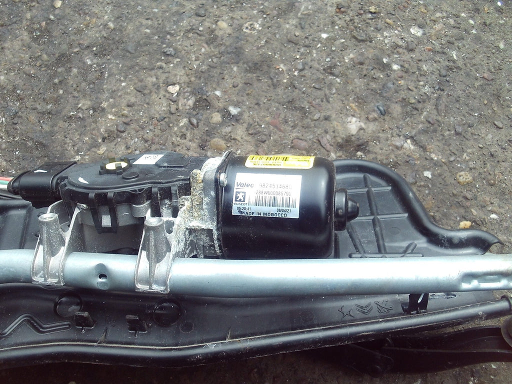 2021 CITROEN C4 MK3 FRONT WINDSCREEN WIPER MOTOR WITH LINKAGE 9824534680