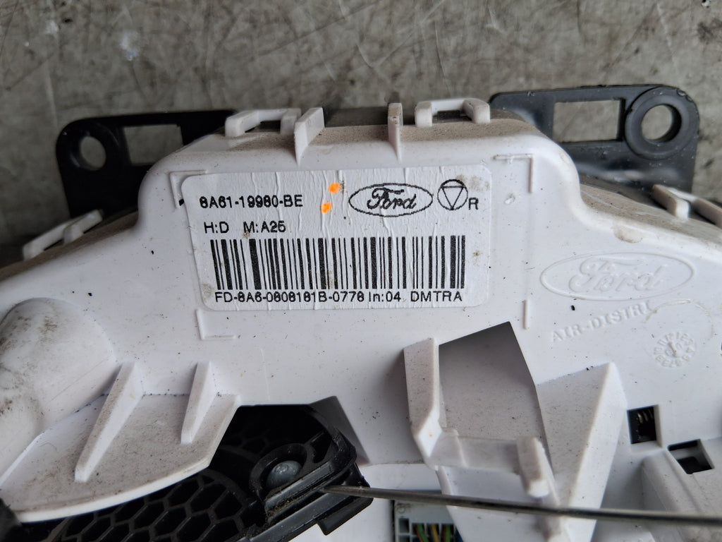 2009 FORD FIESTA MK7 AC HEATER CLIMATE CONTROL SWITCH PANEL 8A6119980BE