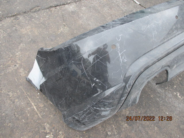 MERCEDES BENZ SLK 2013 COUPE REAR COMPLETE BUMPER BLACK A1728851525