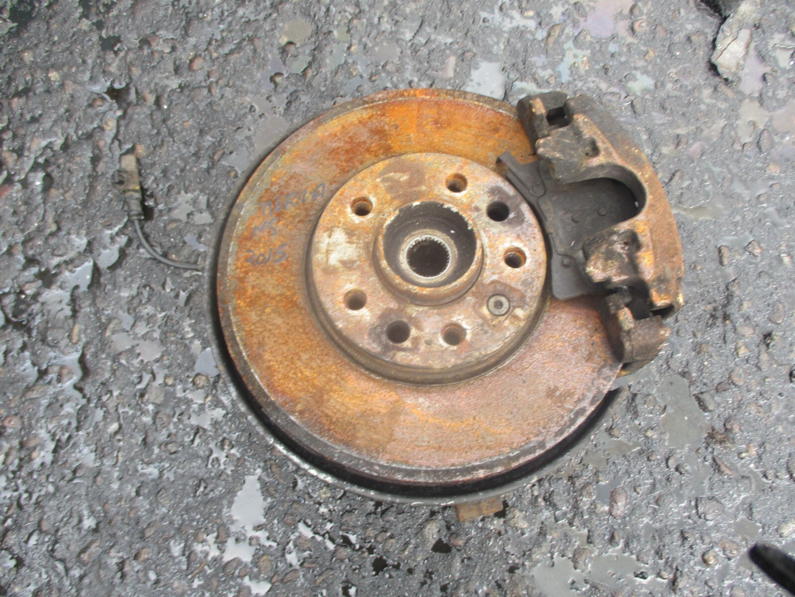VAUXHALL MERIVA B 2011 1.4 PETROL MANUAL NS PASSENGER SIDE HUB CALIPER