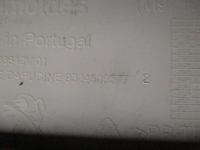 2021 CITROEN BERLINGO MK3 K9 ROOF STORAGE COMPARTMENT CONSOLE 9824346577