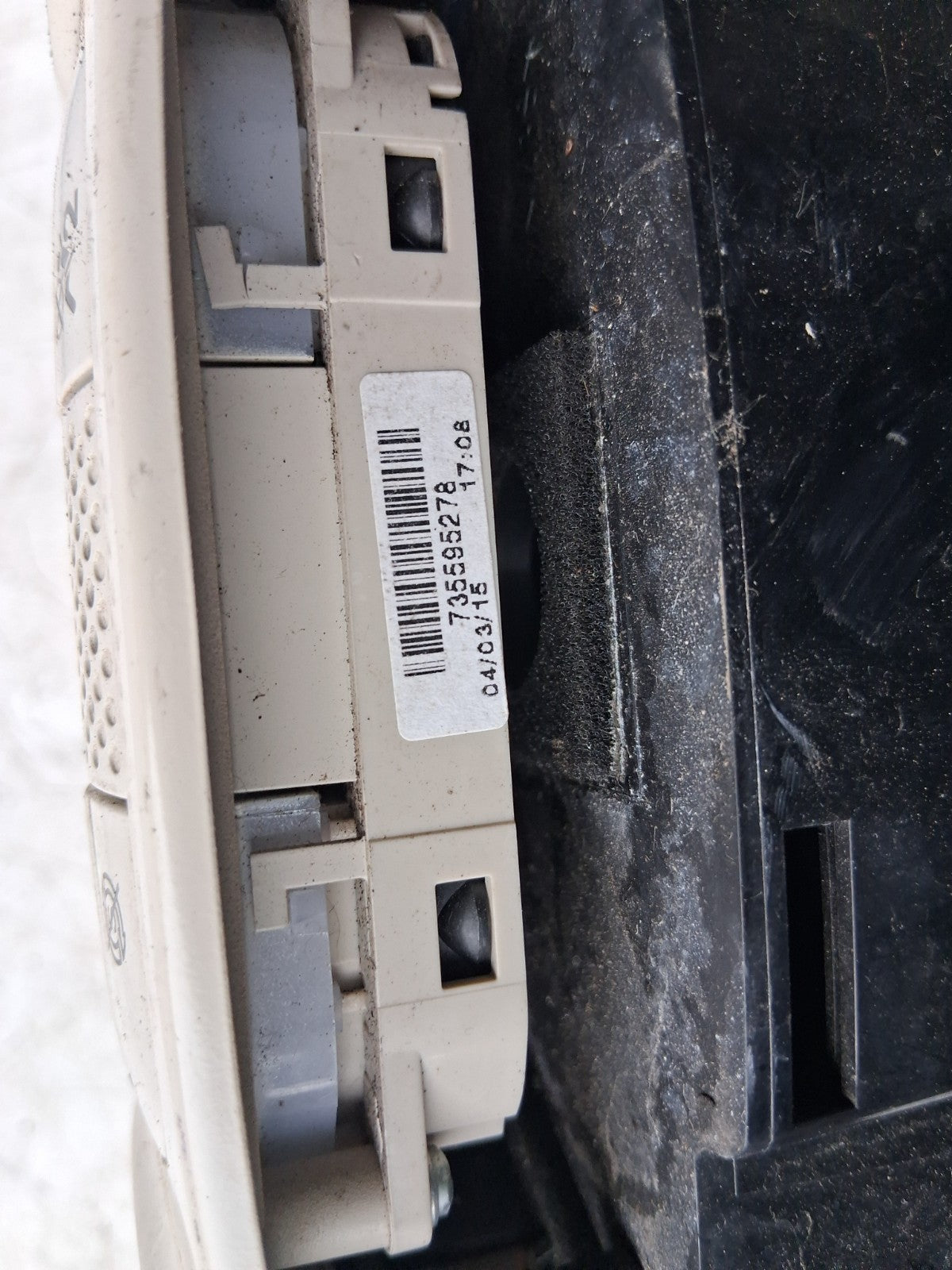 2015 FIAT 500 LOUNGE AC HEATER CLIMATE CONTROL SWITCH PANEL 735595278