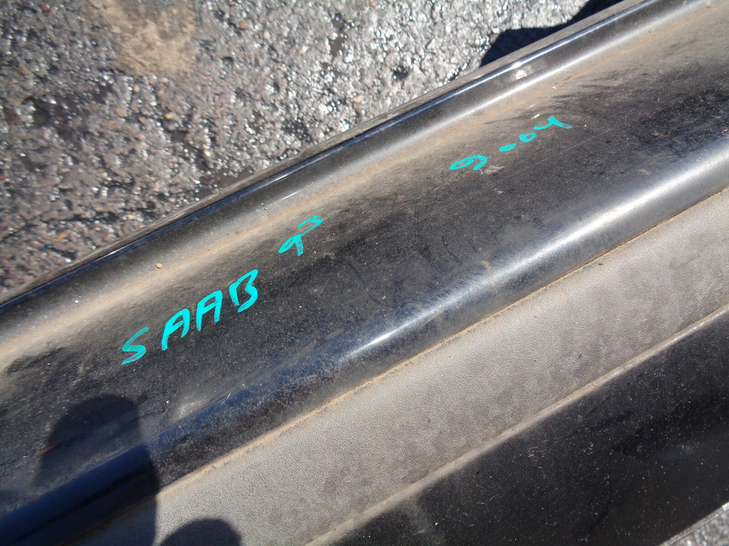 SAAB 93 9-3 MK2 2004 COMPLETE REAR BUMPER BLACK
