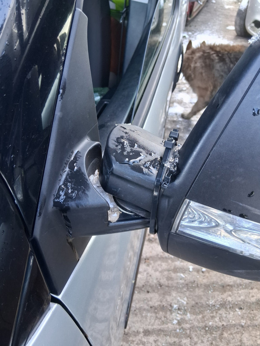 2015 VAUXHALL COMBO D NSF PASSENGER SIDE FRONT LEFT WING MIRROR BLACK