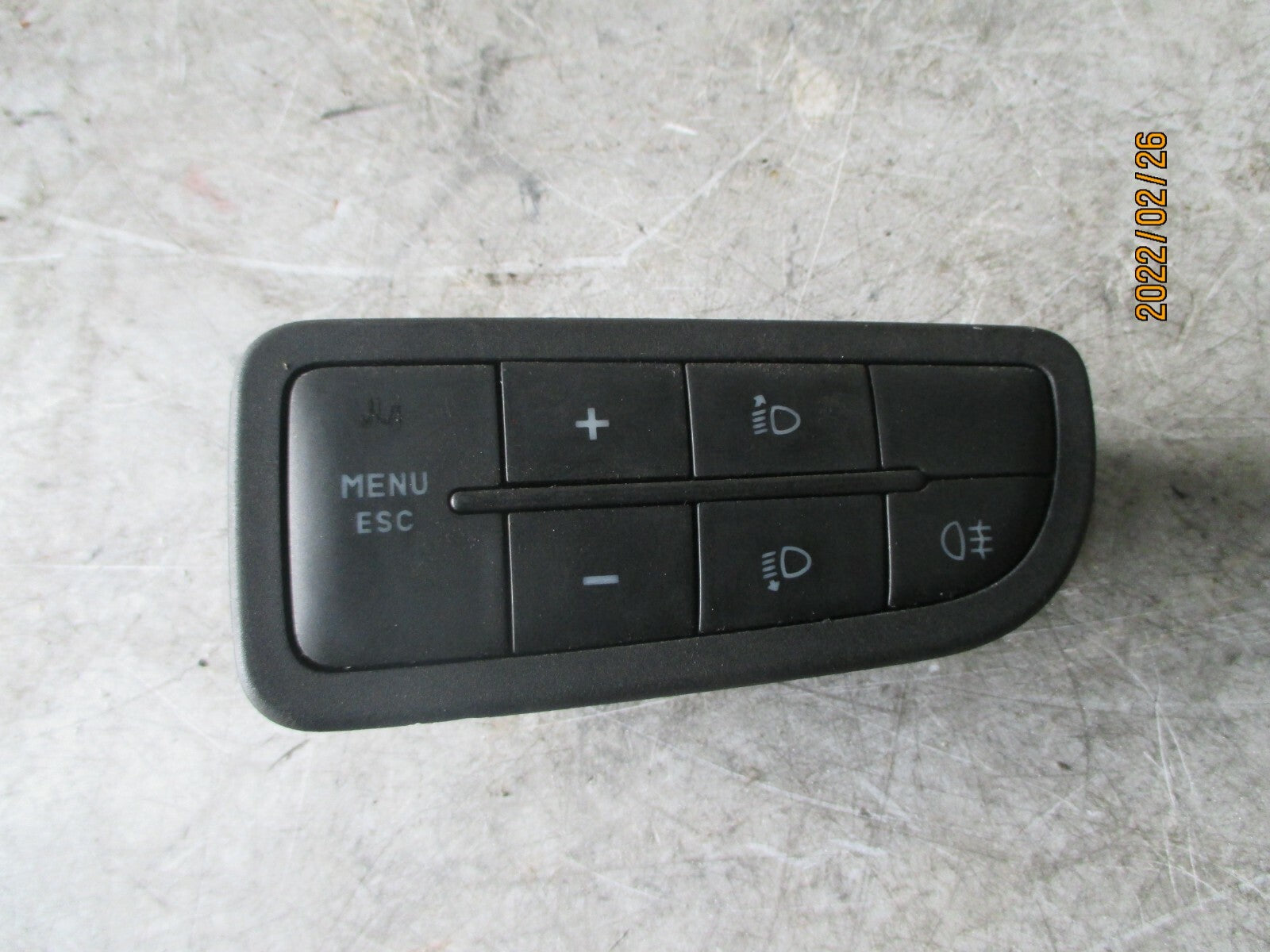 FIAT GRANDE PUNTO 2007 HEADLIGHT HEADLAMP SWITCH CONTROL 735367267