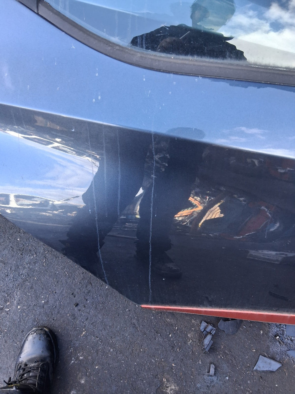2018 NISSAN MICRA K14 OSR DRIVER SIDE REAR COMPLETE DOOR GREY TITANIUM KPN