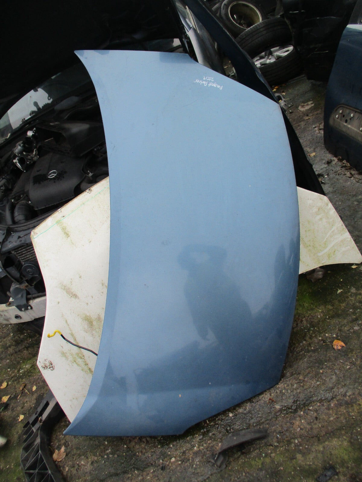 2009 PEUGEOT PARTNER MK2 FRONT COMPLETE BONNET HOOD BLUE
