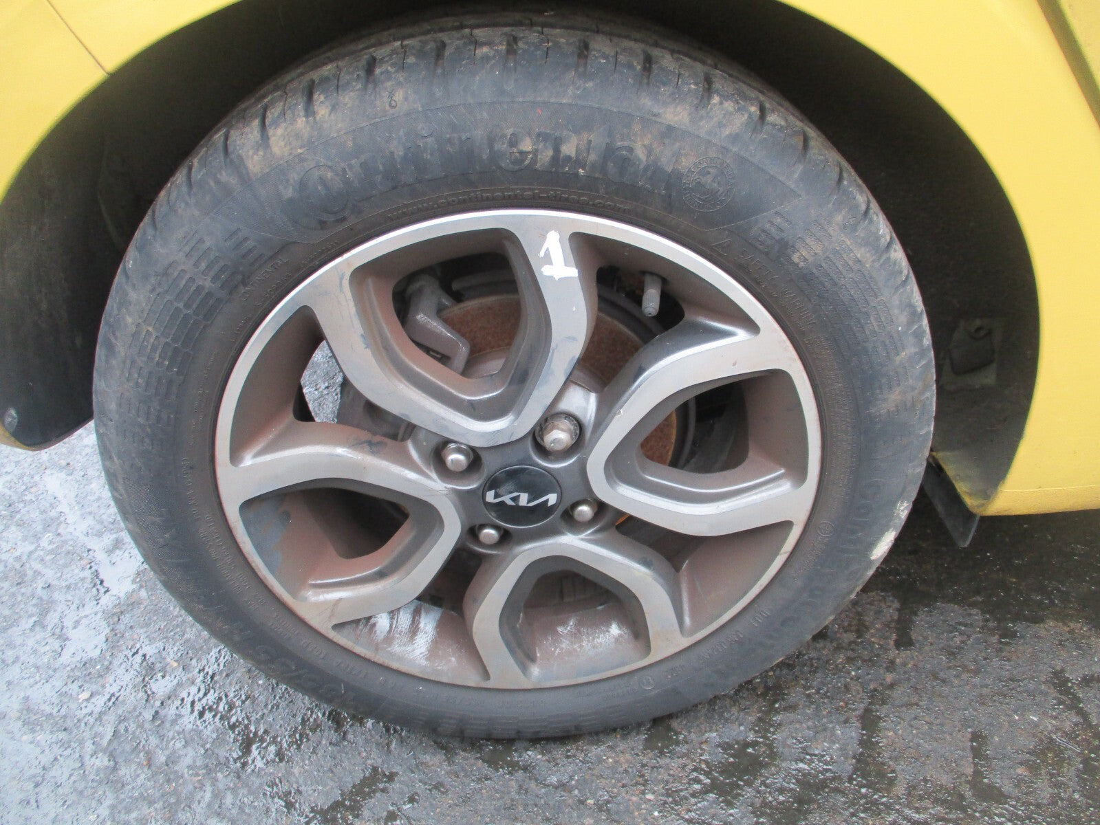 2023 KIA PICANTO MK3 15 INCH ALLOY WHEEL WITH TYRE 185/55R15 REF 1